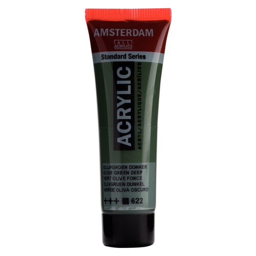 Royal Talens Amsterdam Standard Series Acrylverf Tube 20 ml - Olijfgroen Donker 622