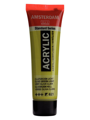 Royal Talens Amsterdam Standard Series Acrylverf Tube 20 ml - Olijfgroen Licht 621 Royal Talens Amsterdam Standard Series Acrylverf Tube 20 ml - Olijfgroen Licht 621