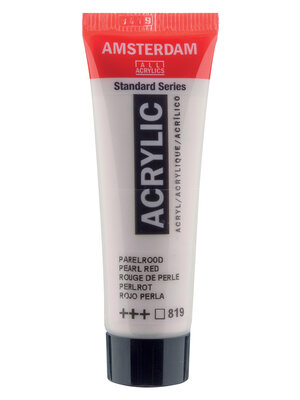 Royal Talens Amsterdam Standard Series Acrylverf Tube 20 ml - Parelrood 819 Royal Talens Amsterdam Standard Series Acrylverf Tube 20 ml - Parelrood 819