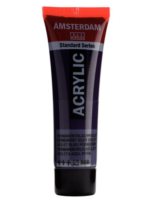 Amsterdam Acrylverf - 20 ml - Permanentblauwviolet 568 Amsterdam Acrylverf - 20 ml - Permanentblauwviolet 568
