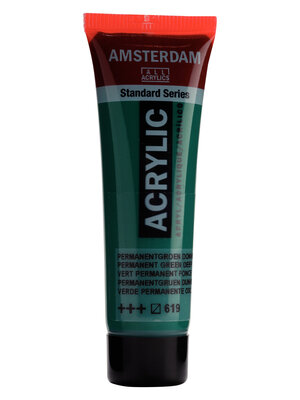 Amsterdam Acrylverf - 20 ml - Permanentgroen Donker 619 Amsterdam Acrylverf - 20 ml - Permanentgroen Donker 619