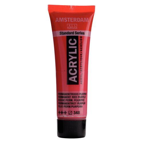 Royal Talens Amsterdam Standard Series Acrylverf Tube 20 ml - Permanentrood Purper 348