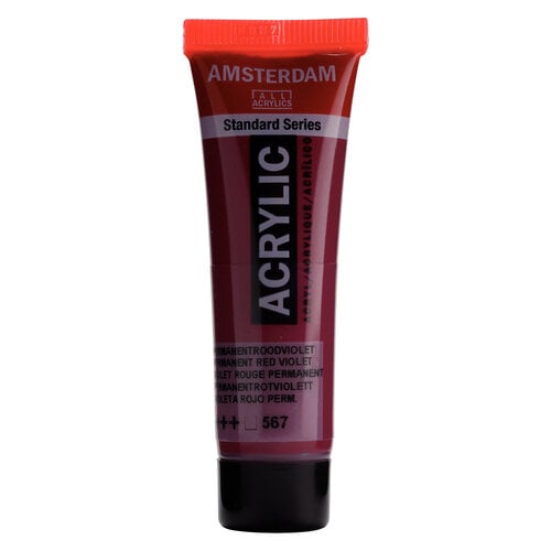 Royal Talens Amsterdam Standard Series Acrylverf Tube 20 ml - Permanentroodviolet 567