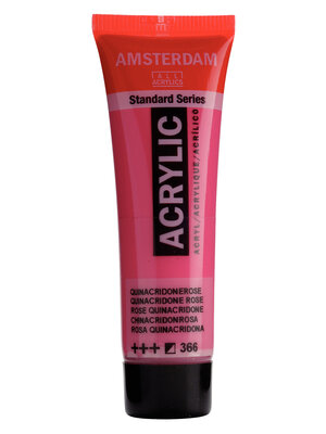 Royal Talens Amsterdam Standard Series Acrylverf Tube 20 ml - Quinacridoneroze 366 Royal Talens Amsterdam Standard Series Acrylverf Tube 20 ml - Quinacridoneroze 366