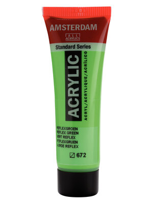 Royal Talens Amsterdam Standard Series Acrylverf Tube 20 ml - Reflexgroen 672 Royal Talens Amsterdam Standard Series Acrylverf Tube 20 ml - Reflexgroen 672