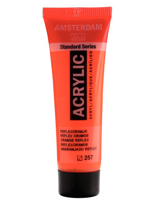 Royal Talens Amsterdam Standard Series Acrylverf Tube 20 ml - Reflexoranje 257 Royal Talens Amsterdam Standard Series Acrylverf Tube 20 ml - Reflexoranje 257