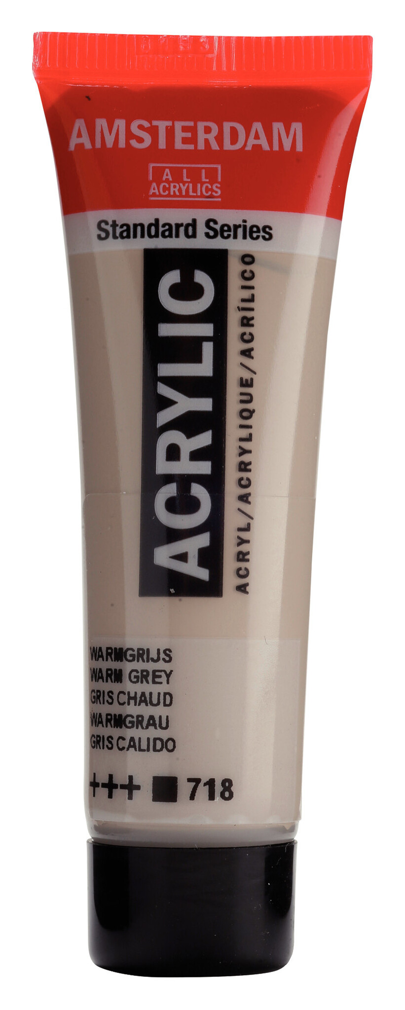 Royal Talens Amsterdam Standard Series Acrylverf Tube 20 ml - Warmgrijs 718 afbeelding