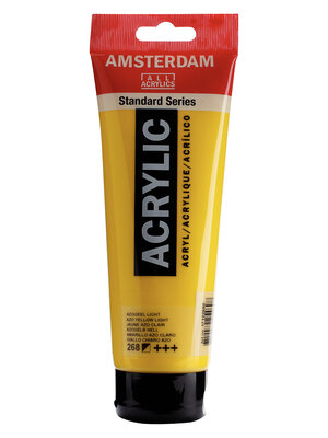 Royal Talens Amsterdam Standard Series Acrylverf Tube 250 ml - Azogeel Licht 268 Royal Talens Amsterdam Standard Series Acrylverf Tube 250 ml - Azogeel Licht 268