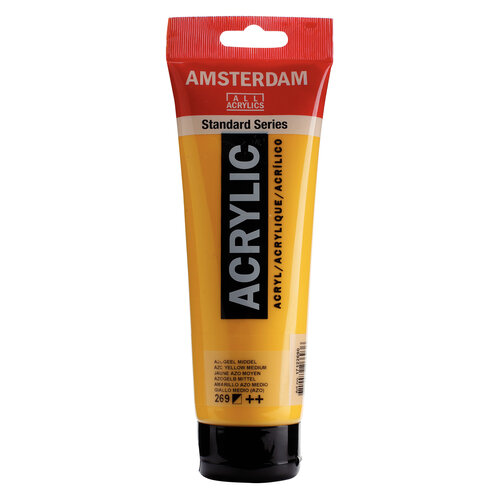 Royal Talens Amsterdam Standard Series Acrylverf Tube 250 ml - Azogeel Middel 269