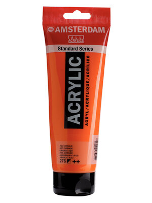 Royal Talens Amsterdam Standard Series Acrylverf Tube 250 ml - Azo-Oranje 276 Royal Talens Amsterdam Standard Series Acrylverf Tube 250 ml - Azo-Oranje 276