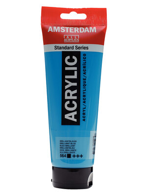 Royal Talens Amsterdam Standard Series Acrylverf Tube 250 ml - Briljantblauw 564 Royal Talens Amsterdam Standard Series Acrylverf Tube 250 ml - Briljantblauw 564