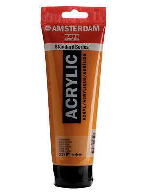 Royal Talens Amsterdam Standard Series Acrylverf Tube 250 ml - Goudoker 231 Royal Talens Amsterdam Standard Series Acrylverf Tube 250 ml - Goudoker 231