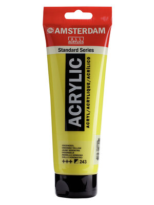 Royal Talens Amsterdam Standard Series Acrylverf Tube 250 ml - Groengeel 243 Royal Talens Amsterdam Standard Series Acrylverf Tube 250 ml - Groengeel 243