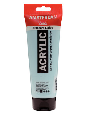 Royal Talens Acrylverf - 250 ml - Hemelsblauw Licht 551 Royal Talens Acrylverf - 250 ml - Hemelsblauw Licht 551