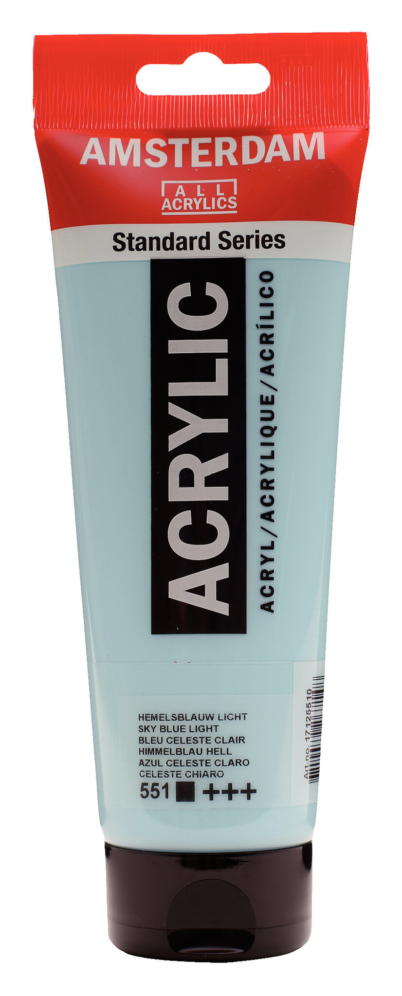 Royal Talens Amsterdam Standard Series Acrylverf Tube 250 ml - Hemelsblauw Licht 551 afbeelding