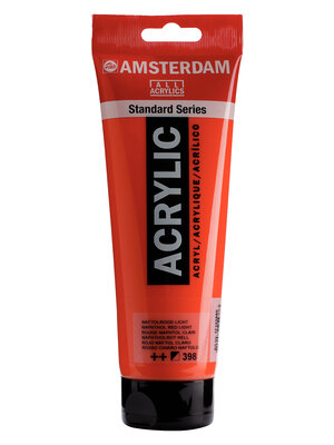 Royal Talens Amsterdam Standard Series Acrylverf Tube 250 ml - Naftolrood Licht 398