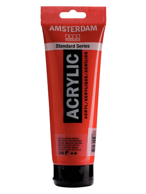 Royal Talens Amsterdam Standard Series Acrylverf Tube 250 ml - Naftolrood Middel 396