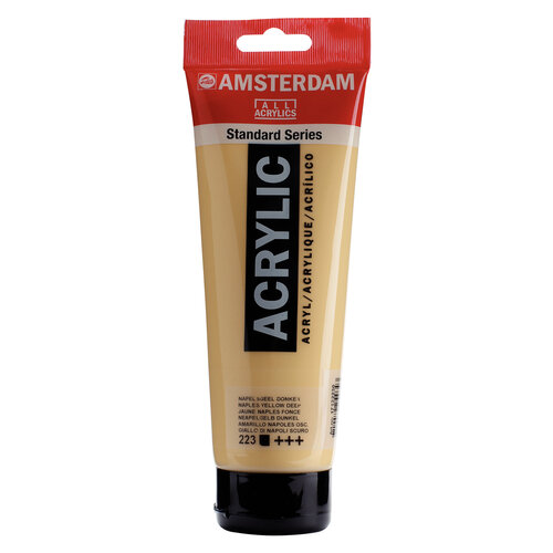 Royal Talens Amsterdam Standard Series Acrylverf Tube 250 ml - Napelsgeel Donker 223