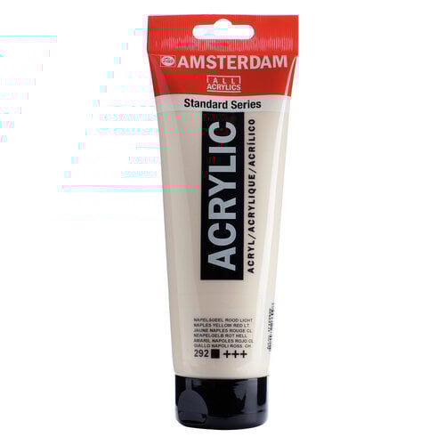 Royal Talens Amsterdam Standard Series Acrylverf Tube 250 ml - Napelsgeel Rood Licht 292