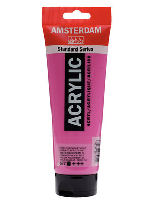 Royal Talens Amsterdam Standard Series Acrylverf Tube 250 ml - Permanentroodviolet Licht 577 Royal Talens Amsterdam Standard Series Acrylverf Tube 250 ml - Permanentroodviolet Licht 577