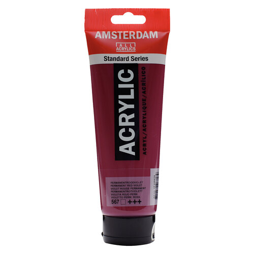 Royal Talens Amsterdam Standard Series Acrylverf Tube 250 ml - Permanentroodviolet 567