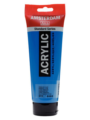 Amsterdam Acrylverf - 250 ml - Primaircyaan 572 Amsterdam Acrylverf - 250 ml - Primaircyaan 572