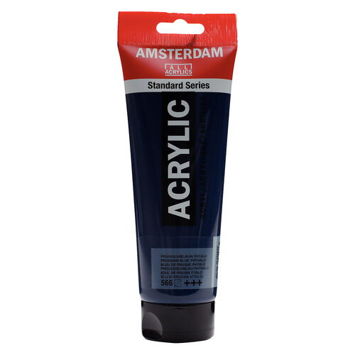 Royal Talens Amsterdam Standard Series Acrylverf Tube 250 ml - Pruisischblauw (Phtalo) 566