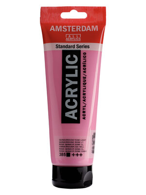 Amsterdam Acrylverf -  250 ml - Quinacridoneroze Licht 385