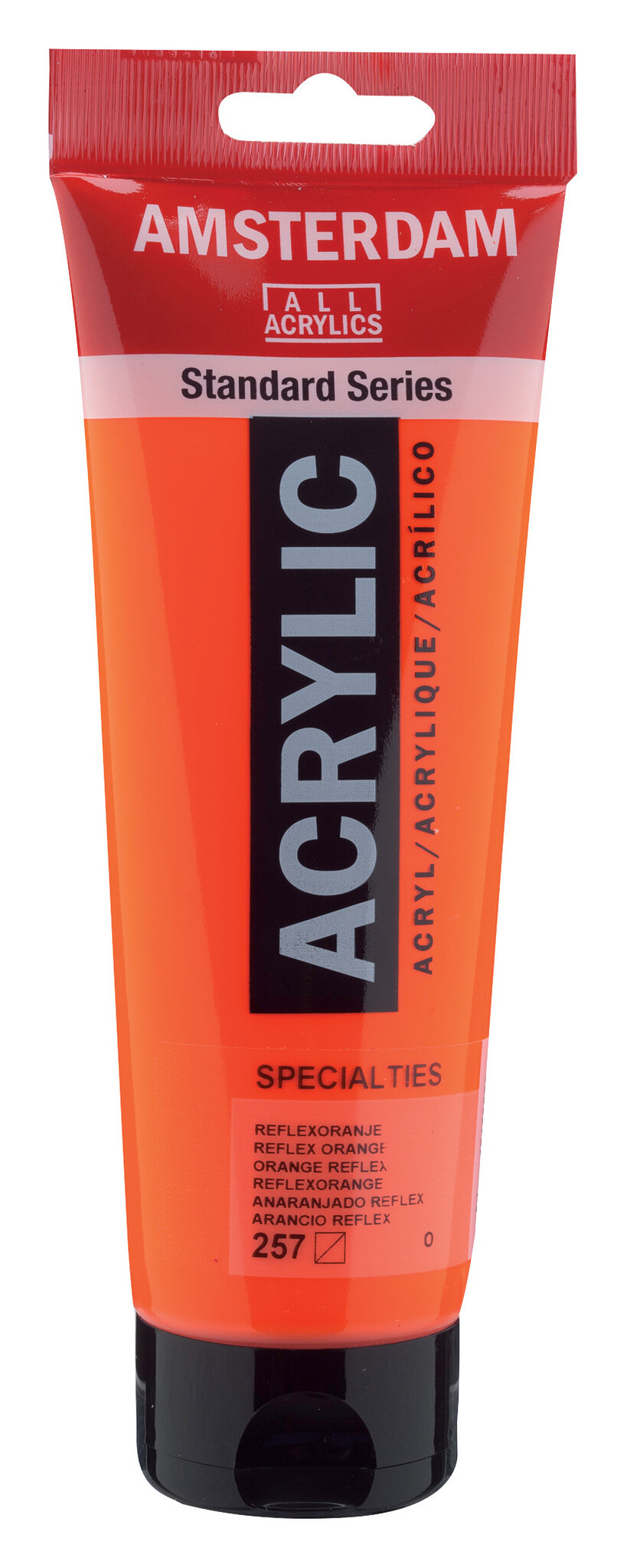 Royal Talens Amsterdam Standard Series Acrylverf Tube 250 ml - Reflexoranje 257 afbeelding