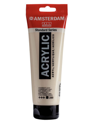 Amsterdam Acrylverf - 250 ml - Titaanbuff Licht 289 Amsterdam Acrylverf - 250 ml - Titaanbuff Licht 289