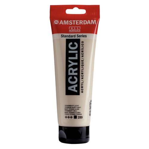 Royal Talens Amsterdam Standard Series Acrylverf Tube 250 ml - Titaanbuff Licht 289