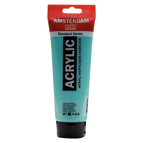 Royal Talens Amsterdam Standard Series Acrylverf Tube 250 ml - Turkooisgroen 661