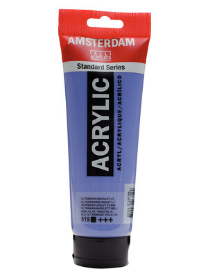 Amsterdam Acrylverf - 250 ml - Ultramarijnviolet Licht 519 Amsterdam Acrylverf - 250 ml - Ultramarijnviolet Licht 519