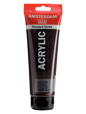 Amsterdam Acrylverf - 250 ml - Van Dijckbruin 403 Amsterdam Acrylverf - 250 ml - Van Dijckbruin 403
