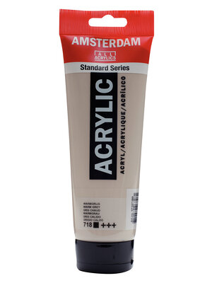 Royal Talens Amsterdam Standard Series Acrylverf Tube 250 ml - Warmgrijs 718 Royal Talens Amsterdam Standard Series Acrylverf Tube 250 ml - Warmgrijs 718