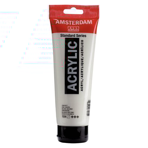 Royal Talens Amsterdam Standard Series Acrylverf Tube 250 ml - Zinkwit 104