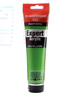 Royal Talens Amsterdam Expert Series Acrylverf Tube 150 ml - Permanentgroen Licht 618 Royal Talens Amsterdam Expert Series Acrylverf Tube 150 ml - Permanentgroen Licht 618