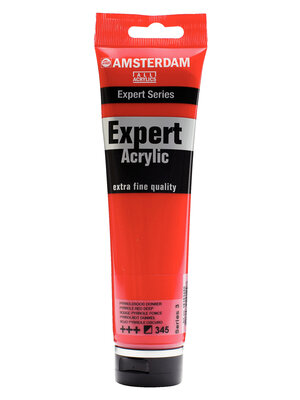 Royal Talens Amsterdam Expert Series Acrylverf Tube 150 ml - Pyrrolerood Donker 345