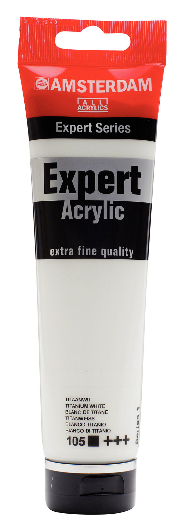 Royal Talens Amsterdam Expert Series Acrylverf Tube 150 ml - Titaanwit 105 afbeelding