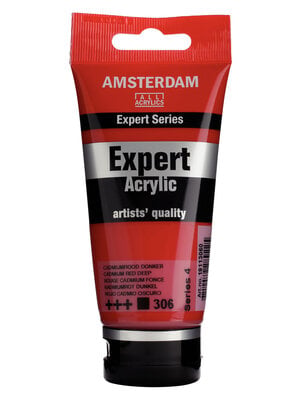 Amsterdam Expert Series Acrylverf - 75 ml - Cadmiumrood Donker 306