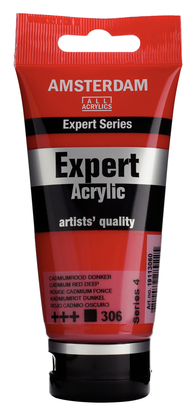 Royal Talens Amsterdam Expert Series Acrylverf Tube 75 ml - Cadmiumrood Donker 306