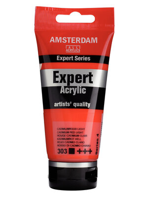 Royal Talens Amsterdam Expert Series Acrylverf Tube 75 ml - Cadmiumrood Licht 303 Royal Talens Amsterdam Expert Series Acrylverf Tube 75 ml - Cadmiumrood Licht 303