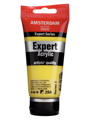 Amsterdam Expert Series Acrylverf - 75 ml - Permanent Citroengeel 254