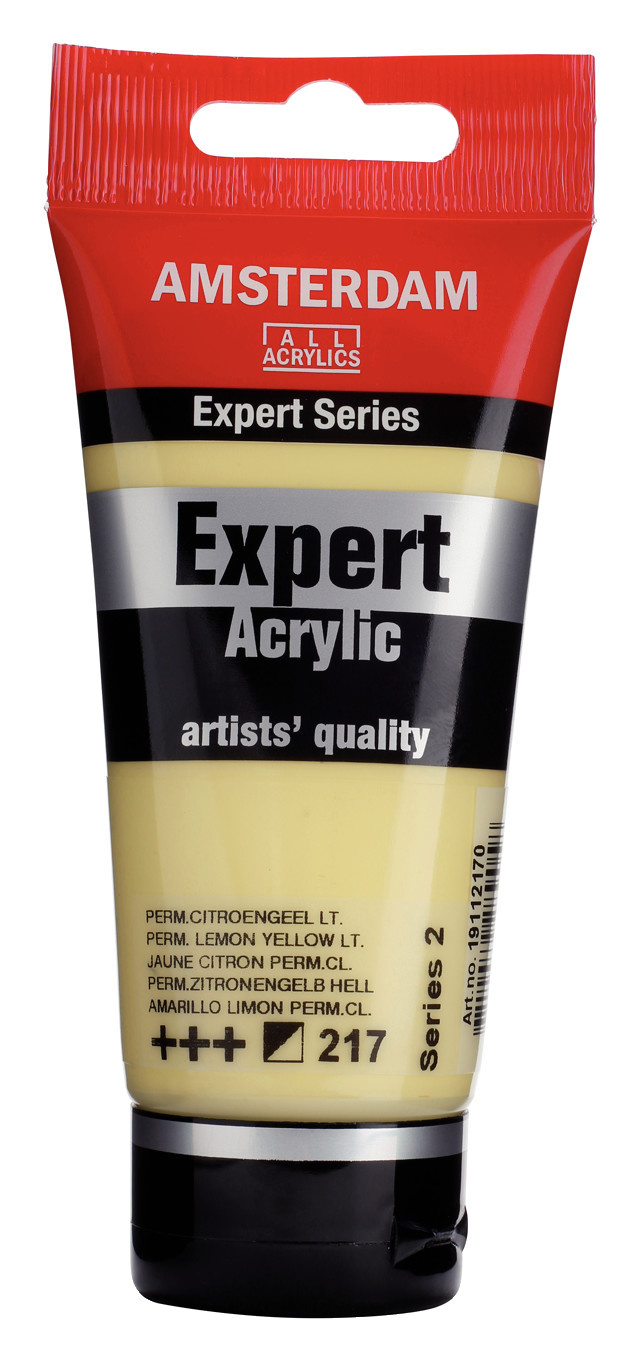 Royal Talens Amsterdam Expert Series Acrylverf Tube 75 ml - Permanentcitroengeel Licht 217 afbeelding