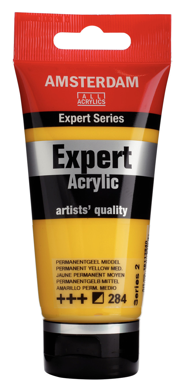 Royal Talens Amsterdam Expert Series Acrylverf Tube 75 ml - Permanentgeel Middel 284 afbeelding
