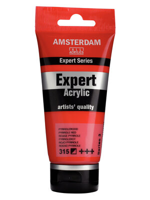 Royal Talens Amsterdam Expert Series Acrylverf Tube 75 ml - Pyrrolerood 315