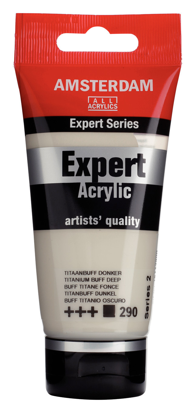 Royal Talens Amsterdam Expert Series Acrylverf Tube 75 ml - Titaanbuff Donker 290 afbeelding