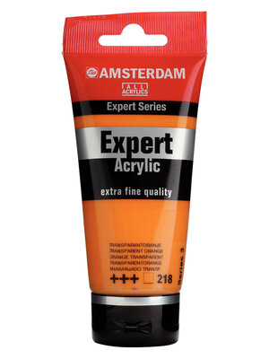 Royal Talens Amsterdam Expert Series Acrylverf Tube 75 ml - Transparantoranje 218