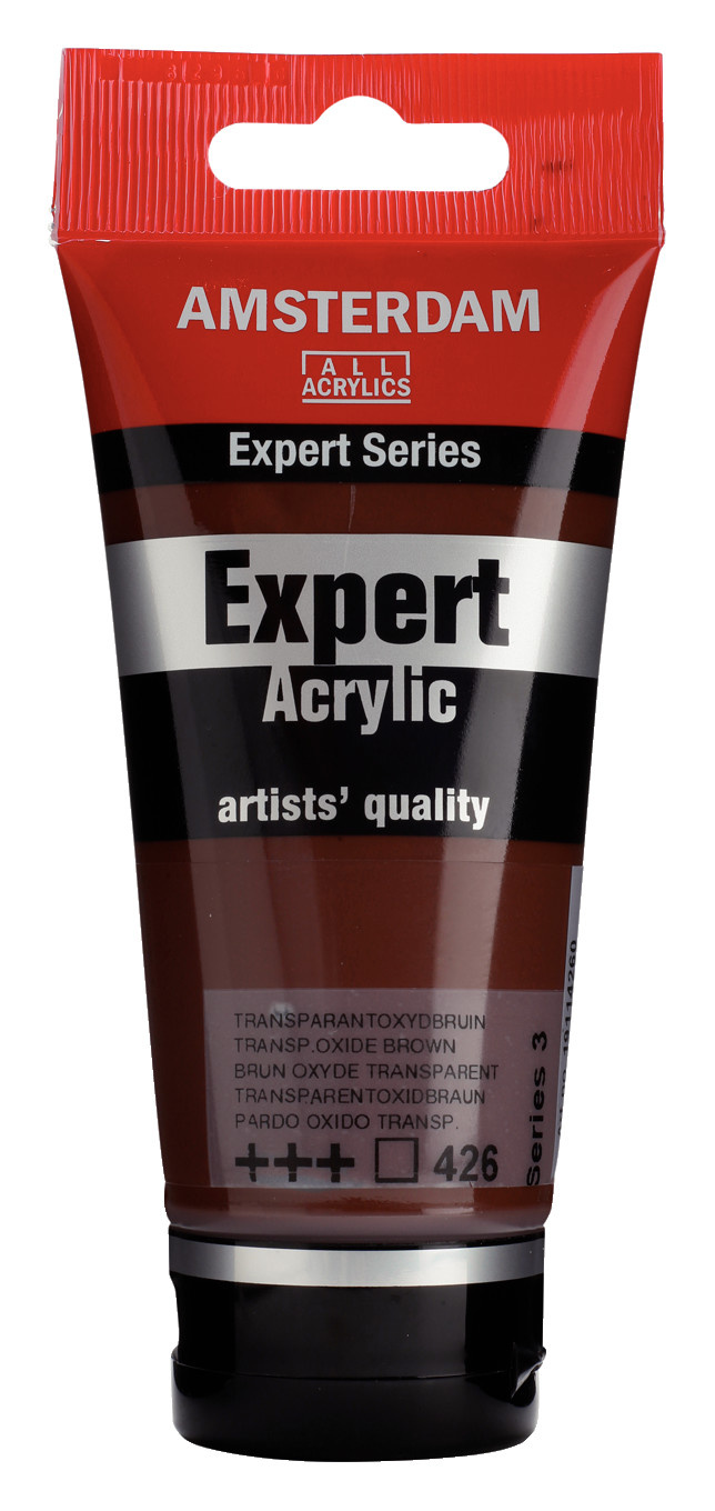 Royal Talens Amsterdam Expert Series Acrylverf Tube 75 ml - Transparantoxydbruin 426 afbeelding