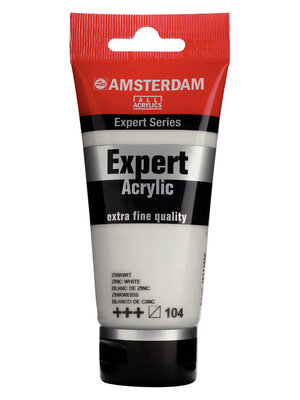 Royal Talens Amsterdam Expert Series Acrylverf Tube 75 ml - Zinkwit 104